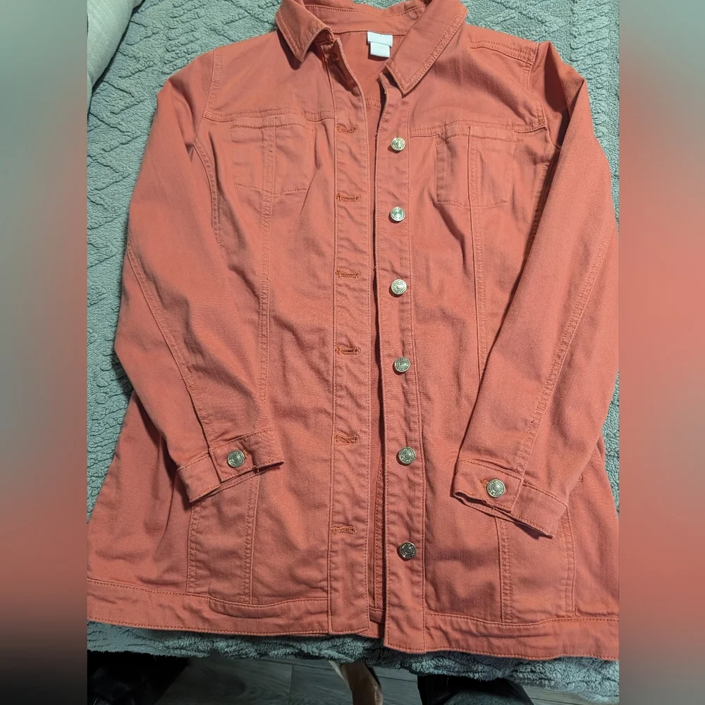 Chico's Rust Jacket - Picture 1 of 3